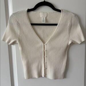 H&M Ribbed Knit Top
